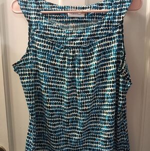 🤠Calvin Klein Sleeveless Blouse Size Petite Medium